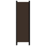 NNEVL 3-Panel Room Divider Brown 150x180 cm