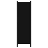 NNEVL 3-Panel Room Divider Black 150x180 cm