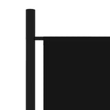 NNEVL 3-Panel Room Divider Black 150x180 cm