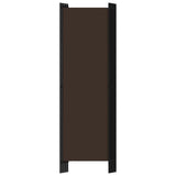 NNEVL 5-Panel Room Divider Brown 250x180 cm