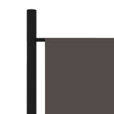 NNEVL 5-Panel Room Divider Anthracite 250x180 cm