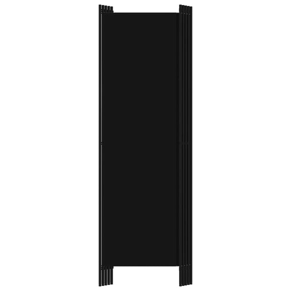NNEVL 5-Panel Room Divider Black 250x180 cm