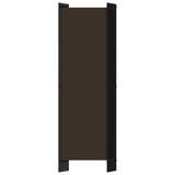 NNEVL 6-Panel Room Divider Brown 300x180 cm