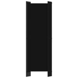 NNEVL 6-Panel Room Divider Black 300x180 cm