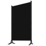 NNEVL 3-Panel Room Divider Black 260x180 cm