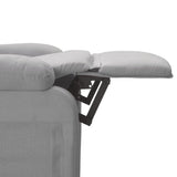 NNEVL Massage Chair Light Grey Fabric