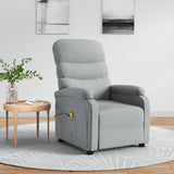 NNEVL Massage Chair Light Grey Fabric