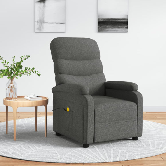 NNEVL Massage Chair Dark Grey Fabric