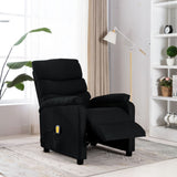 NNEVL Massage Recliner Black Fabric