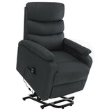 NNEVL Stand-up Massage Recliner Dark Grey Fabric