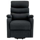 NNEVL Stand-up Massage Recliner Dark Grey Fabric