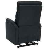 NNEVL Stand-up Massage Recliner Dark Grey Fabric
