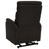 NNEVL Stand-up Massage Recliner Dark Brown Fabric