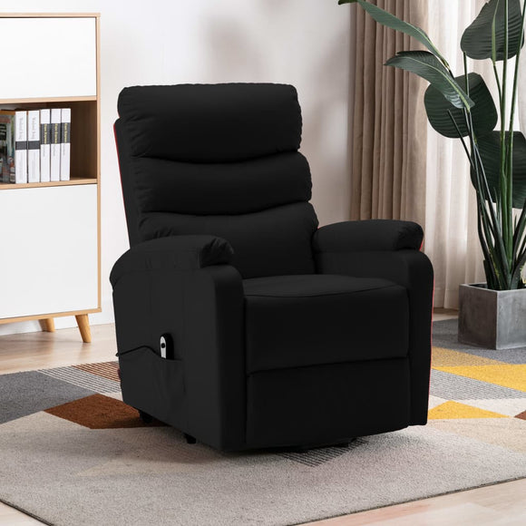 NNEVL Stand-up Recliner Black Faux Leather