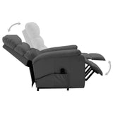 NNEVL Stand-up Recliner Anthracite Faux Leather