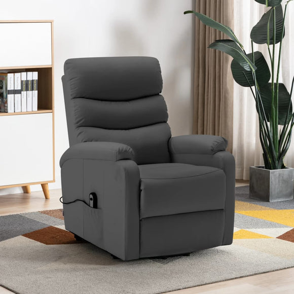 NNEVL Stand-up Recliner Anthracite Faux Leather
