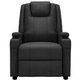 NNEVL Massage Reclining Chair Black Faux Leather