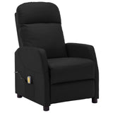 NNEVL Massage Reclining Chair Black Faux Leather