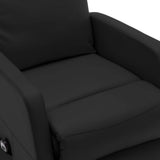 NNEVL Stand-up Recliner Black Faux Leather