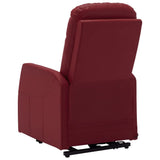 NNEVL Stand-up Recliner Wine Red Faux Leather