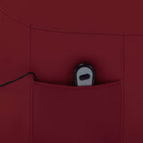 NNEVL Stand-up Recliner Wine Red Faux Leather
