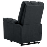 NNEVL Stand-up Massage Recliner Dark Grey Fabric