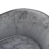 NNEVL Dog Sofa Grey 69x49x40 cm Plush