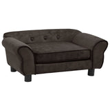 NNEVL Dog Sofa Brown 72x45x30 cm Plush