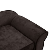 NNEVL Dog Sofa Brown 72x45x30 cm Plush