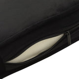 NNEVL Dog Sofa Black 81x43x31 cm Plush and Faux Leather
