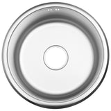 NNEVL Kitchen Sink with Overflow Hole Stainless Steel