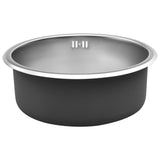 NNEVL Kitchen Sink with Overflow Hole Stainless Steel