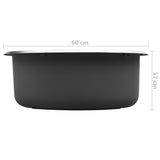 NNEVL Kitchen Sink with Overflow Hole Stainless Steel