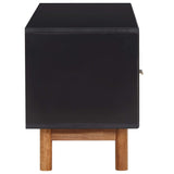 NNEVL TV Cabinet 100x35x45 cm Solid Acacia Wood and MDF