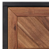 NNEVL Console Table 70x30x75 cm Solid Acacia Wood and MDF