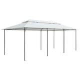 NNEVL Gazebo 600x298x270 cm White 180g/m²