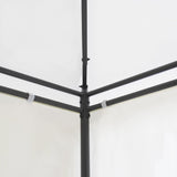 NNEVL Gazebo 600x298x270 cm White 180g/m²