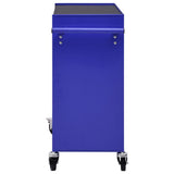NNEVL Tool Trolley with 4 Drawers Steel Blue