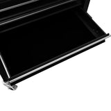 NNEVL Tool Trolley with 4 Drawers Steel Black