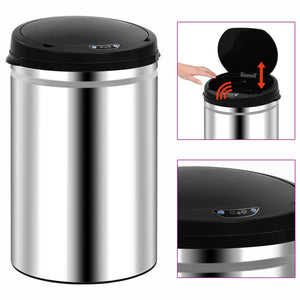 NNEVL Automatic Sensor Dustbin 30 L Stainless Steel