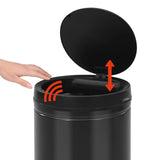 NNEVL Automatic Sensor Dustbin 80 L Carbon Steel Black