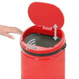 NNEVL Automatic Sensor Dustbin 30 L Carbon Steel Red