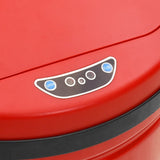 NNEVL Automatic Sensor Dustbin 50 L Carbon Steel Red