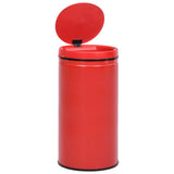 NNEVL Automatic Sensor Dustbin 60 L Carbon Steel Red