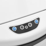 NNEVL Automatic Sensor Dustbin 30 L Carbon Steel White
