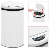 NNEVL Automatic Sensor Dustbin 50 L Carbon Steel White