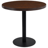 NNEVL Bistro Table Dark Brown 80 cm MDF