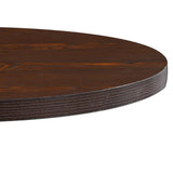 NNEVL Bistro Table Dark Brown 80 cm MDF