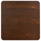 NNEVL Bistro Table Dark Brown 50x50 cm MDF