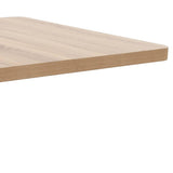 NNEVL Bistro Table Light Brown 80x80 cm MDF